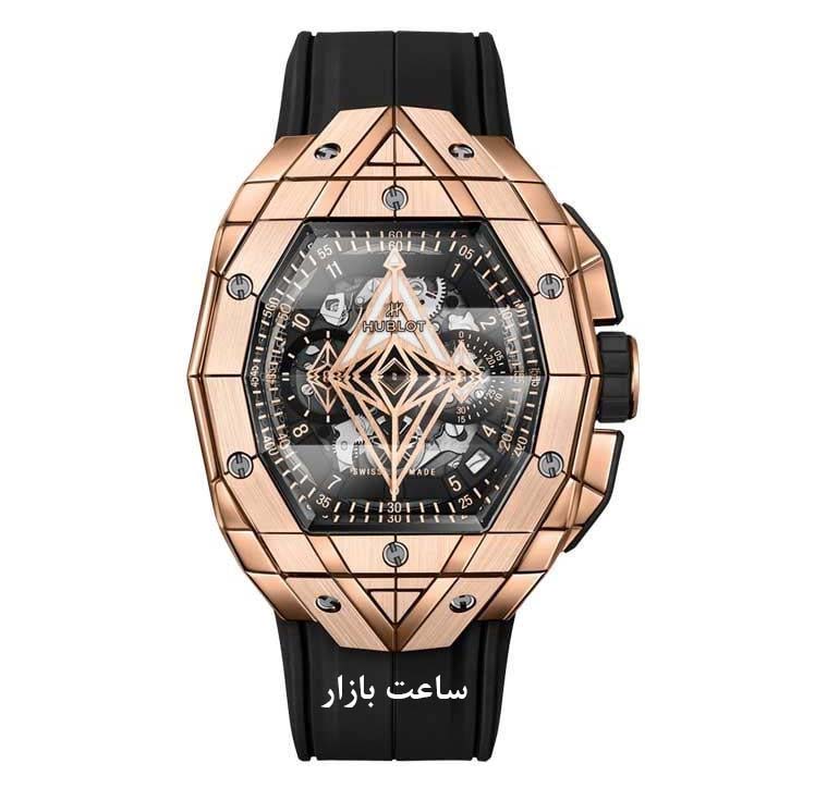 ساعت هابلوت رزگلد مردانه ساعت مردانه هابلوت رزگلد