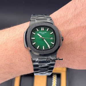 ساعت پتک فیلیپ ناتیلوس تمام مشکی صفحه سبز Patek Philippe Nautilus 5791/5A