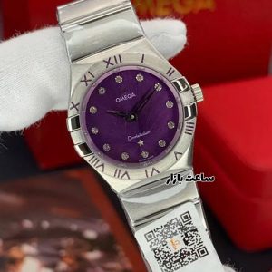ساعت امگا کانسلیشن صفحه بنفش Omega Constellation SV28
