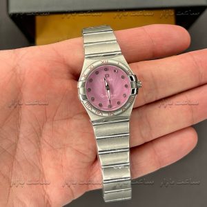 ساعت امگا کانسلیشن صفحه صورتی Omega Constellation SP28