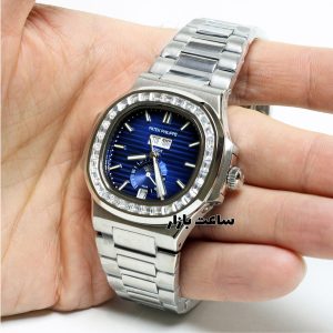 ساعت پتک فیلیپ دورنگین صفحه آبی Patek Philippe BSDI3299