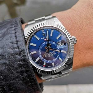 ساعت رولکس اسکای دولر صفحه آبی Rolex Sky Dweller