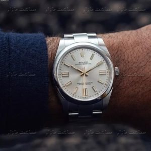 ساعت رولکس پرپچوال مردانه تمام سیلور Rolex Oyster Perpetual 36FS