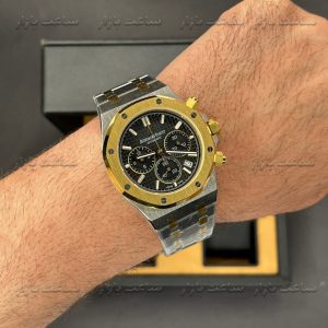 ساعت ای پی کرنوگراف گلد سیلور AP Royal OAK SG042