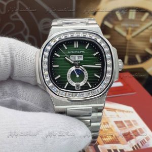 ساعت پتک فیلیپ دورنگین صفحه سبز Patek Philippe GSDI3299