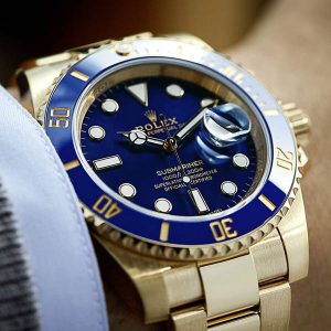 ساعت رولکس ساب مارینر طلایی صفحه آبی Rolex Submariner