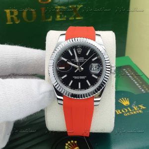ساعت رولکس دیت جاست بند قرمز Rolex DJ-RB22