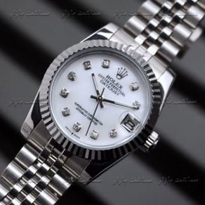 ساعت رولکس سیلور صفحه صدفی Rolex date-just SWS5874